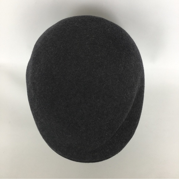 Scala Men’s Newsboy Classic Wool Cap Messenger Boy Charcoal Gray Hat - Picture 5 of 11